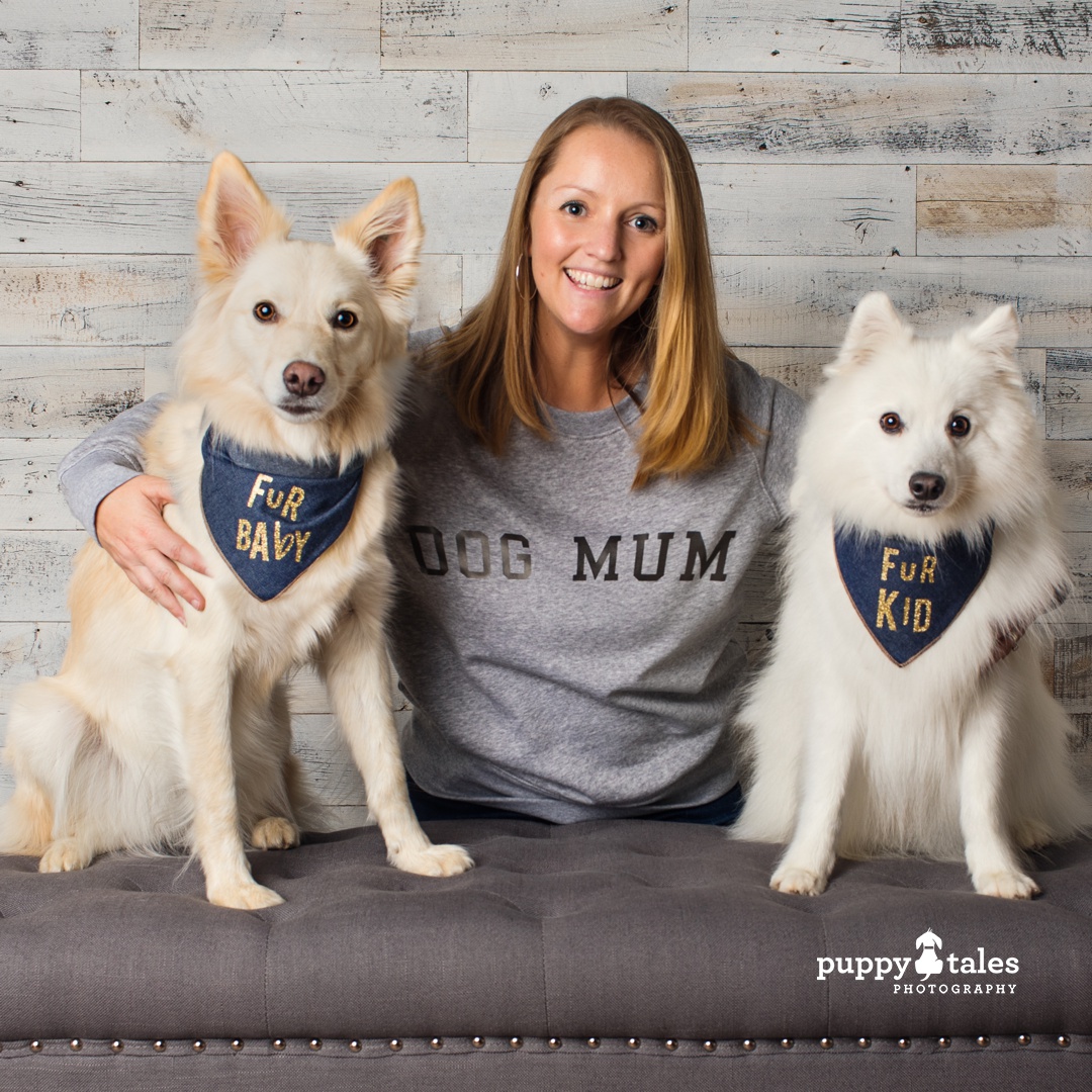 Dog Mum Kerry Martin and her Fur Baby Summer the Border Collie & Furkid Keiko the Japanese Spitz