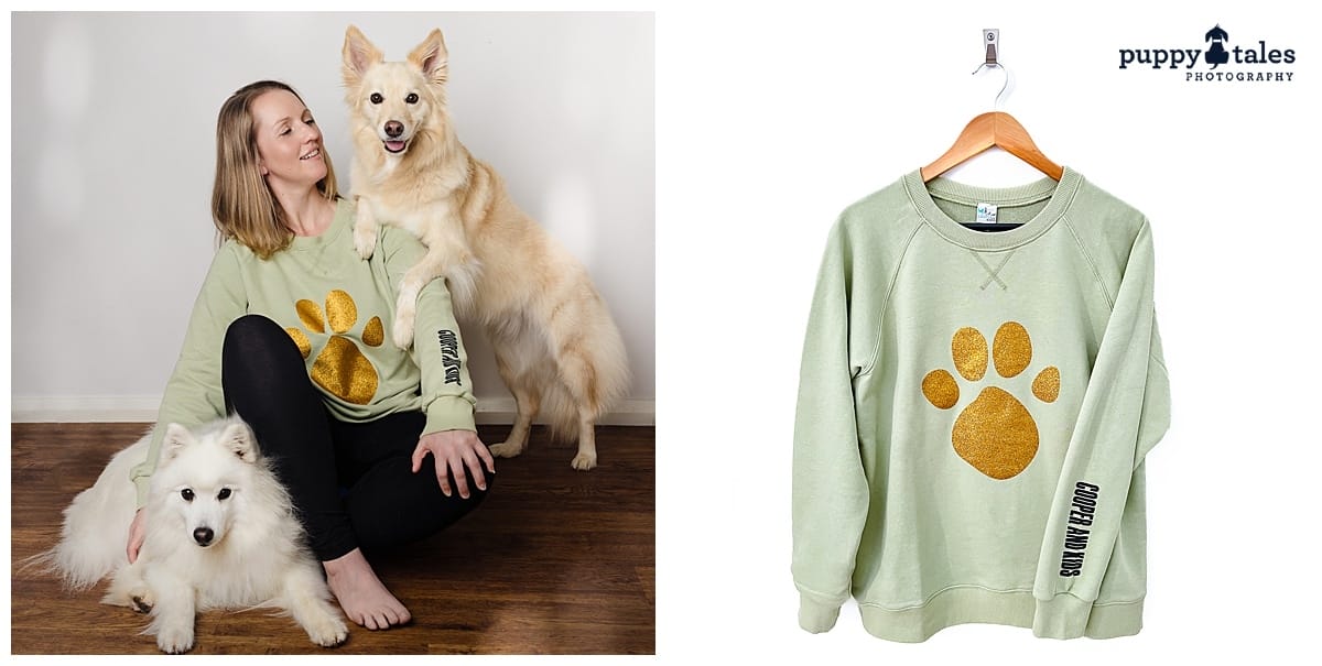 puppytalesphotography Cooper Kids Paw Print Jumper