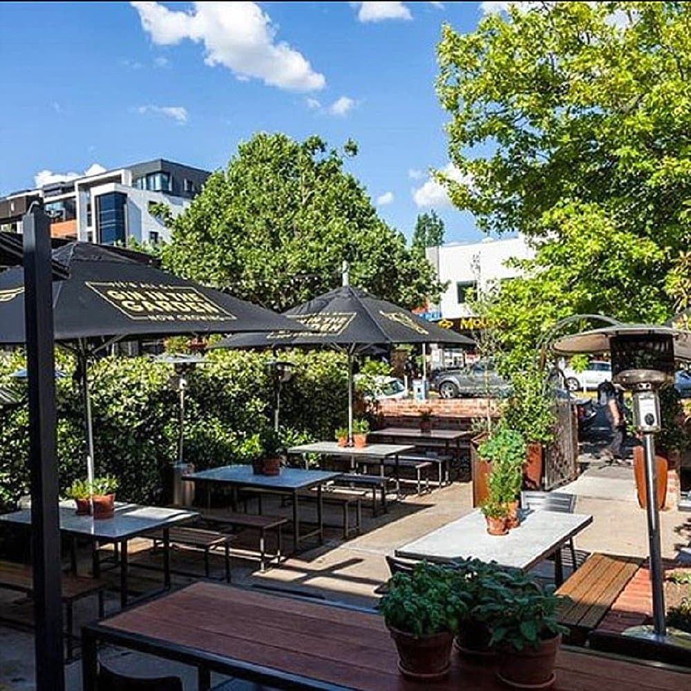 Beautiful outdoor view of a dog friendly cafe in Canberra