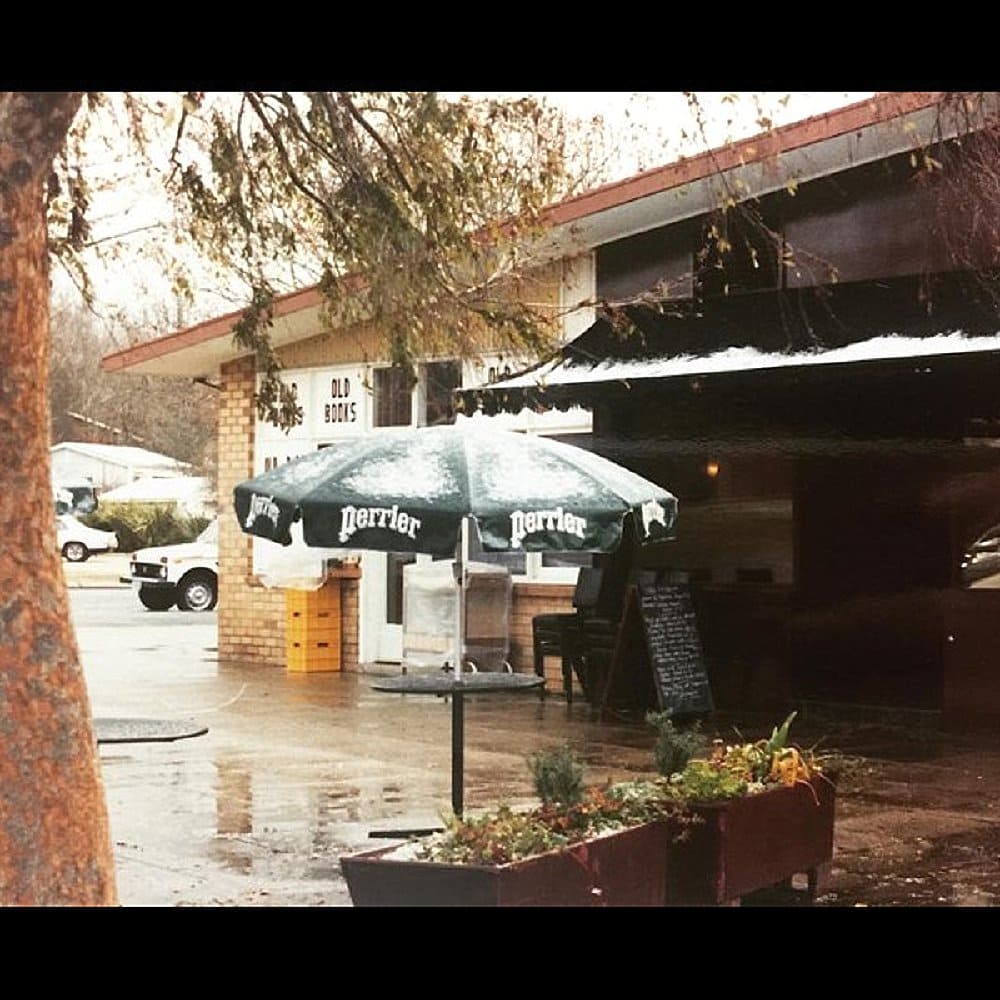 A dog friendly cafe in Canberra's outdoor view after a rainy day. the place is called Tilley's Devine Cafe and Gallery