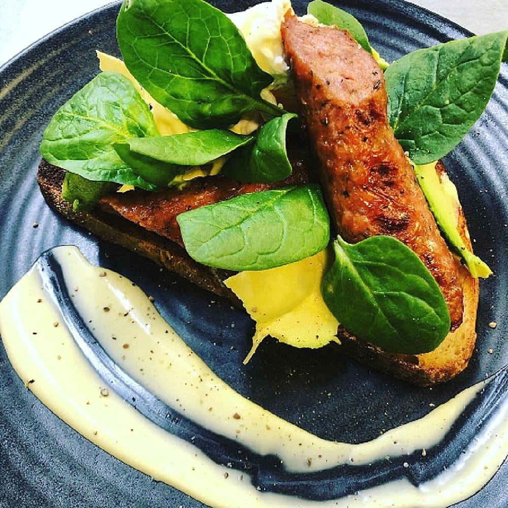 Healthy food on a plate served at Eat Me Drink Me in Canberra